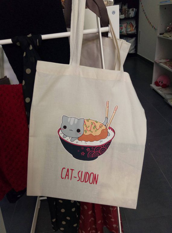 tote bag catsudon
