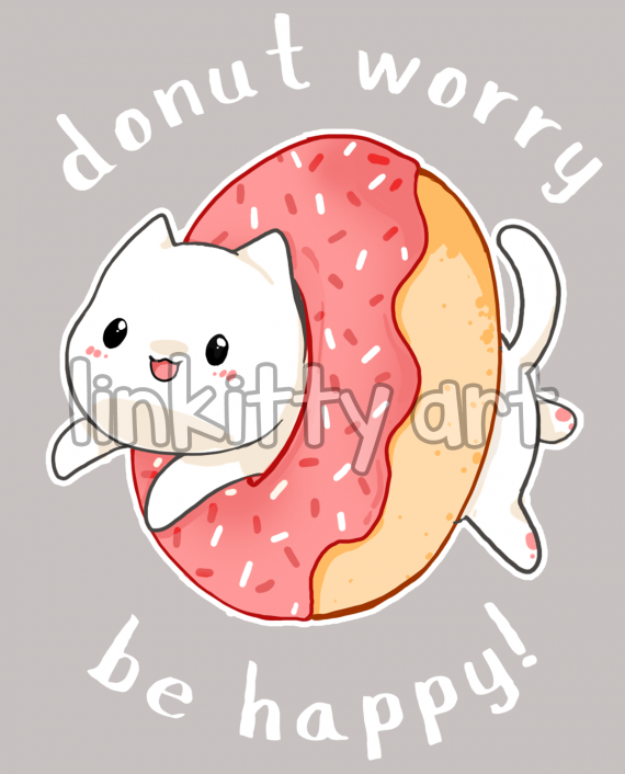 camisetadonutcat
