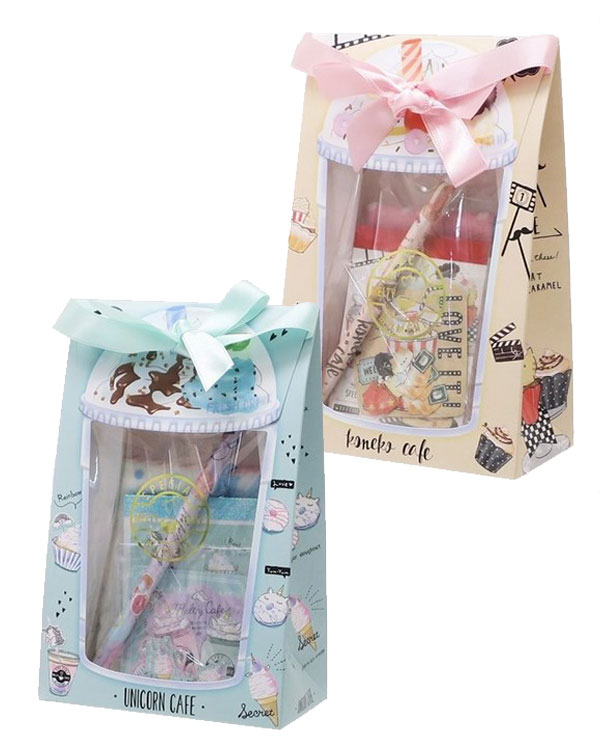Set de regalo – Papeleria kawaii unicornio café / Koneko café – Kawaii Shop  Online
