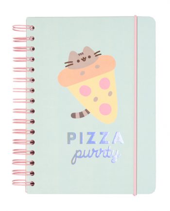 cuaderno pizza pucheen kawaii