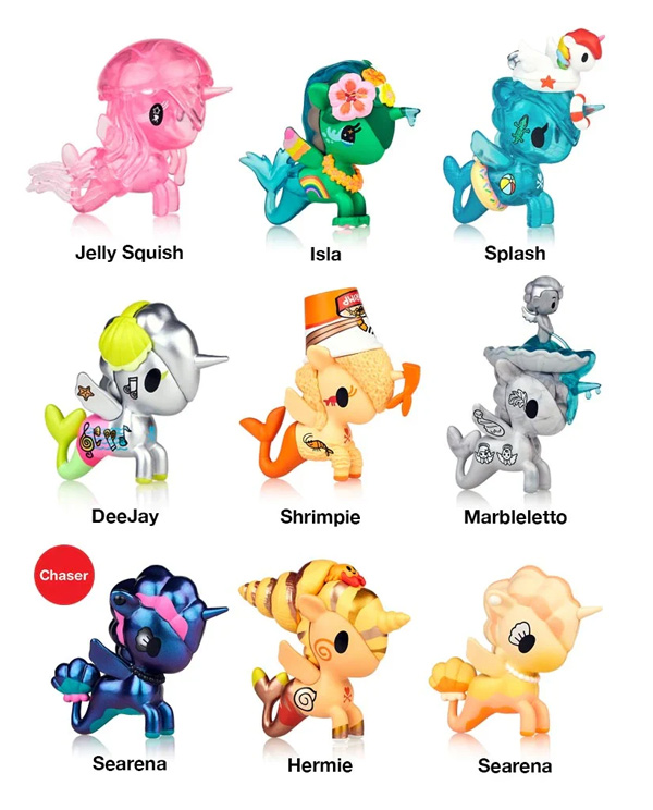 opciones tokidoki mermicorno series 8
