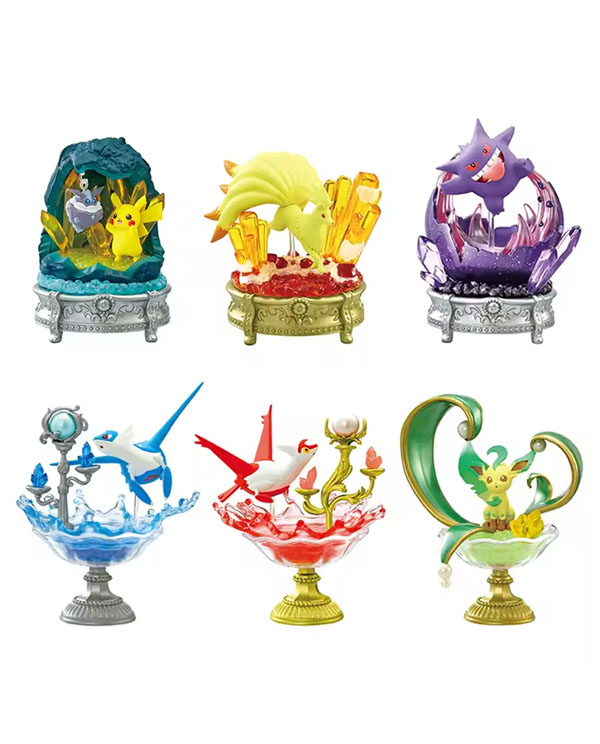 pikachu figure gemtone blind box re-ment pokemon