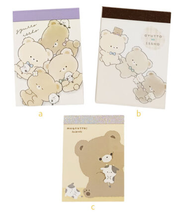 libreta ositos kamio kawaii papeleria Gyutto