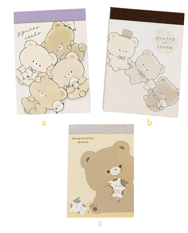 libreta ositos kamio kawaii papeleria Gyutto
