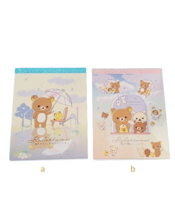 libretita kawaii rillakuma san x dias de lluvia